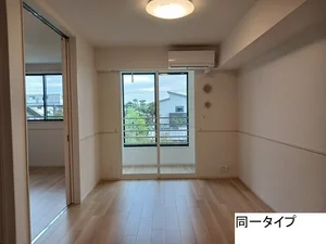 福井市高木北（福井県）のマンスリーマンション・ウィークリーマンション「ビレッジ　ハイマウンテン　Ａ 203・洋室(No.1343275)」メイン画像