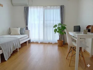 兵庫県のマンスリーマンション・ウィークリーマンション「【津名一宮IC車6分/角部屋】淡路市中心の志筑エリア✨駐車場1台込🚗・Wi-Fi完備の快適1Kマンスリー✨【M083】 1K(No.1345574)」メイン画像