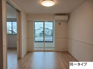 福井市高木北（福井県）のマンスリーマンション・ウィークリーマンション「ビレッジ　ハイマウンテン　Ｂ 204・洋室(No.1352790)」メイン画像