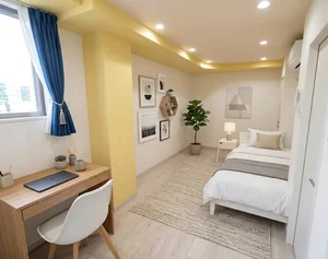 のマンスリーマンション・ウィークリーマンション「✨🚉【泉佐野駅徒歩4分】駅近で生活至便な好立地🏢【WiFi無制限】📶✨ 203(No.1359154)」メイン画像