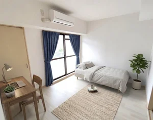 のマンスリーマンション・ウィークリーマンション「【吉田駅徒歩3分】💼カバン一つで新生活スタート✨家具家電充実＆Wi-Fi完備で快適ステイ🏠 202(No.1362696)」メイン画像