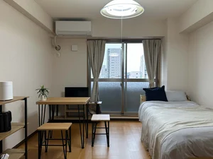 大津市のマンスリーマンション・ウィークリーマンション「大津駅・浜大津駅の２路線利用可能🚉家具家電付き✨大津赤十字病院近く🏥いちばんちマンスリー大津駅前長等２ 404(No.1363182)」メイン画像