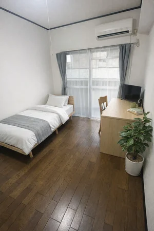 のマンスリーマンション・ウィークリーマンション「★駐車場/wi-fi無料★福教大前★オートロック★GM宗像1 406・1K(No.1364480)」メイン画像