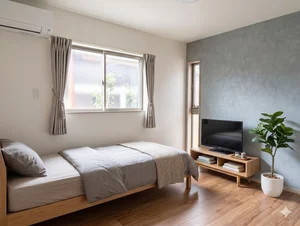 のマンスリーマンション・ウィークリーマンション「🌈新規オープン賃料半額🌈山電網干線『山陽天満』徒歩４分🚃近隣駐車場付き🚗設備充実築浅マンスリー✨【M086】(No.1369029)」メイン画像