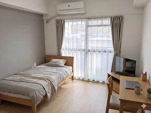 神戸市須磨区のマンスリーマンション・ウィークリーマンション「🌈新規オープン賃料半額　地下鉄板駅徒歩3分　複数路線利用可🚃BT別独立洗面台付✨スマートTV【M094】(No.1371644)」メイン画像