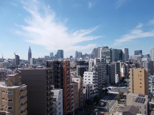 のマンスリーマンション・ウィークリーマンション「眺め抜群！新宿徒歩圏内✨ドルチェ東新宿 1401(No.1374505)」メイン画像