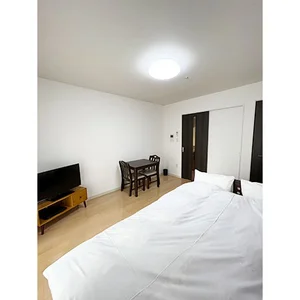 のマンスリーマンション・ウィークリーマンション「「バス＆トイレ別・ダブルベッドのお部屋♪」　レジデンス中之島 　（No.5093080）(No.1377115)」メイン画像