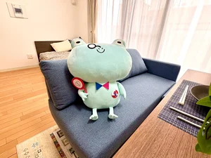 エスリード賃貸のマスコットキャラクター『ケロ坊』も皆様のご利用お待ちしております♪