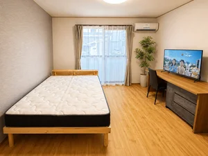 名古屋市のマンスリーマンション・ウィークリーマンション「アルDEスリー南陽町 A102・ダブルRoom(No.1393586)」メイン画像