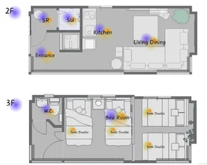 【2階・3階】間取り図