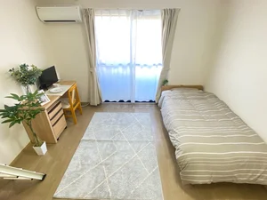 のマンスリーマンション・ウィークリーマンション「【ロフト付✨】秋田中央IC🚗4分｜家具家電・Wi-Fi完備🏠すむだす稲穂 1K(No.1396670)」メイン画像