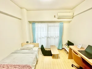名古屋市のマンスリーマンション・ウィークリーマンション「【名古屋市千種区/東山線今池駅徒歩8分/バストイレ別/オートロック/エレベーター/宅配BOX】タウンM&E A棟 102・1DK(No.1398117)」メイン画像