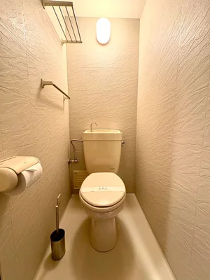 清潔感のあるトイレになっています♪