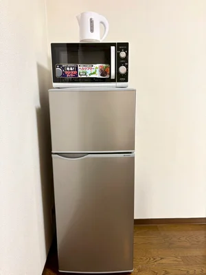 冷蔵庫・電子レンジ・ポットもご用意しております♪