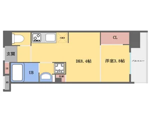 東京のウィークリーマンション・マンスリーマンション「【オレンジマンスリー呉服町駅前】 (No.1408174)」メイン画像