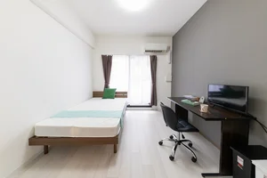 弁天町駅（大阪府）のマンスリーマンション・ウィークリーマンション「📣お値引き🈹キャンペーン✨Wi-Fi🛜無料✨禁煙🚭セミダブル🛌SステイFR弁天町クロス(No.1412333)」メイン画像