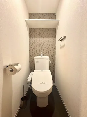 清潔感のあるトイレになっています♪