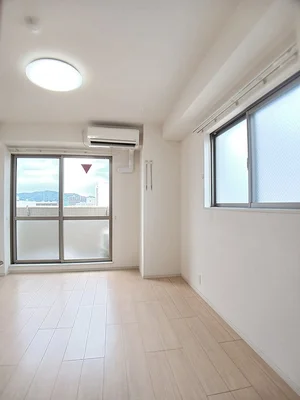 福山市のマンスリーマンション・ウィークリーマンション「プリムローズ宝町 1004・洋室(No.1431425)」メイン画像