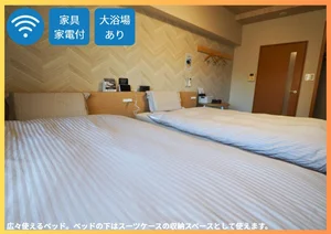 福岡県のマンスリーマンション・ウィークリーマンション「★2026年夏内装フルリニューアル★ニューガイアリルーム薬院駅前No.21 ２号室(No.1432255)」メイン画像