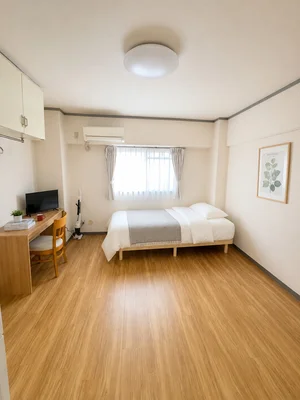 福岡県の株式会社グリーンケアのマンスリーマンション・ウィークリーマンション「★wi-fi無料★バス/トイレ別★角部屋★GM久留米5 203・1R(No.1433143)」メイン画像