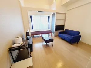 神戸市のマンスリーマンション・ウィークリーマンション「📣お値引き🈹キャンペーン✨Wi-Fi🛜無料✨禁煙🚭	セミダブル🛌	１LDK✨ソファ🛋️Sステイ神戸三宮ラシュレ(No.1434365)」メイン画像