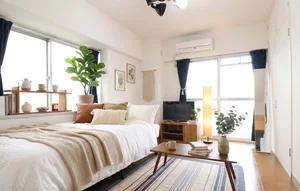 綾羅木駅のマンスリーマンション・ウィークリーマンション「Kマンスリー下関駅シーモール前 1R-【角部屋】(No.143908)」メイン画像