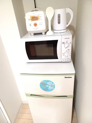 冷蔵庫・電子レンジ・炊飯器・ケトル