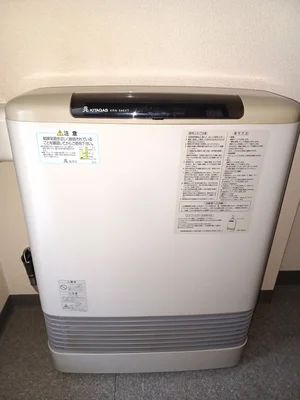 冬も暖かいガスストーブ