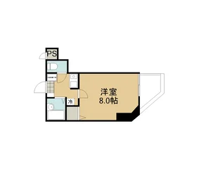 京都の家具家電付きマンスリーマンション「フルーツマンスリー京都　地下鉄今出川駅 805・1K(No.1441203)」メイン画像