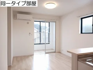 富山市のマンスリーマンション・ウィークリーマンション「ハッピーフィールド　なのはな館 201・洋室(No.1442634)」メイン画像