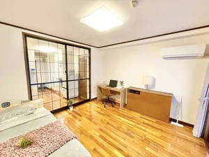 名古屋市千種区のマンスリーマンション・ウィークリーマンション「【名古屋市千種区/吹上駅徒歩3分/バストイレ別/ネット無料/洋室8帖/オートロック/エレベーター】アトリアム吹上 508・1K(No.1447566)」メイン画像