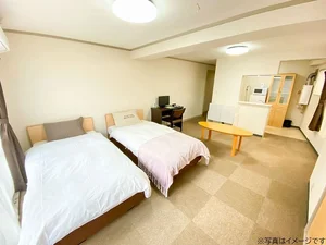のマンスリーマンション・ウィークリーマンション「ユニオンマンスリー駒込１ 404 1R・ツイン【２名入居におすすめ】(No.145097)」メイン画像