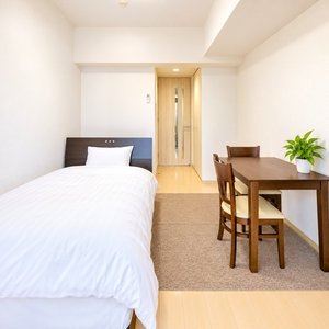 大阪市北区のマンスリーマンション・ウィークリーマンション「【梅田も徒歩圏🚶】南森町7分×東梅田9分｜7.6帖・ダブルベッド｜禁煙・Wi-Fi無料｜ レジュールアッシュ梅田リュクス(No.1452014)」メイン画像