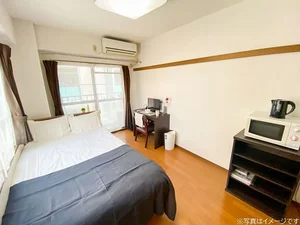 東京の家具家電付きマンスリーマンション「ユニオンマンスリー新宿曙橋１ 301 1K・セミダブル(No.145343)」メイン画像