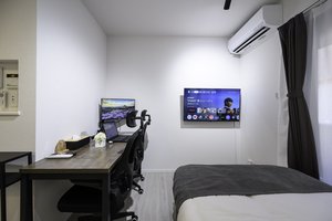 福岡県のマンスリーマンション・ウィークリーマンション「【✨築0年!!!✨】筑前前原駅徒歩6分の新築！1Rワーキングスペース・洗濯機完備！ 101・1R(No.1456303)」メイン画像