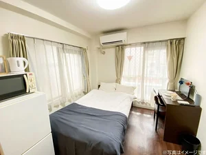 昭和大学江東豊洲病院周辺のマンスリーマンション・ウィークリーマンション「ユニオンマンスリー浜松町１ 701 1R・セミダブル(No.146105)」メイン画像