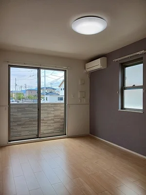 松前駅（愛媛県）のマンスリーマンション・ウィークリーマンション「ミルト松前Ⅱ－Ⅲ 106・洋室(No.1461943)」メイン画像
