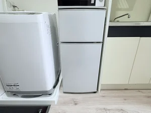 食材を冷蔵庫に入れれますので、自炊可能です♪