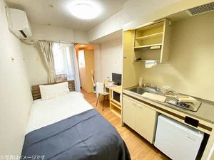 東京都の家具家電付きマンスリーマンション「ユニオンマンスリー早稲田１ 407 1R・シングル(No.146588)」メイン画像