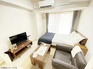 東京の家具家電付きマンスリーマンション「ユニオンマンスリー豊洲３ 205 1K・セミダブル・くつろぎstyle(No.146642)」メイン画像