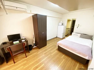 東京の家具家電付きマンスリーマンション「ユニオンマンスリー初台３ 306 1R・セミダブル(No.146734)」メイン画像