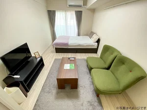 足立区の家具家電付きマンスリーマンション「ユニオンマンスリー北千住３ 201 1K・セミダブル・くつろぎstyle(No.146986)」メイン画像