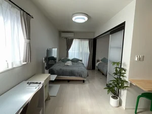 のマンスリーマンション・ウィークリーマンション「【名古屋市中区/上前津駅徒歩8分/ネット無料/角部屋/バストイレ別・独立洗面台/オートロック】ルクールボヌール 201・1LDK(No.1470700)」メイン画像