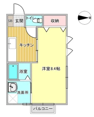 のマンスリーマンション・ウィークリーマンション「【🏠すむだすステラ✨】官公庁近く✨駐車場あり🅿✨コンビニ・スーパー近く🏪 1K(No.1471078)」メイン画像