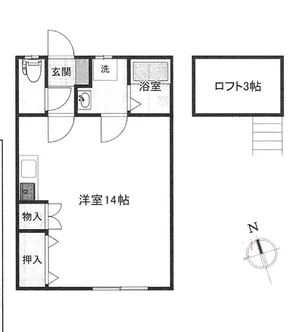 のマンスリーマンション・ウィークリーマンション「すむだすクリスタル✨飲食店・スーパー近く✨羽後本荘駅徒歩10分🚶インターネット無料📶 1R+ロフト(No.1471403)」メイン画像