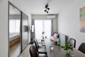 のマンスリーマンション・ウィークリーマンション「梅屋敷駅から徒歩7分/品川駅まで乗り換えなし/家具家電付き/ウインベルソロ東蒲田 301(No.1473969)」メイン画像