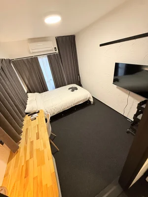 長崎県のマンスリーマンション・ウィークリーマンション「ジェイ旭町 102・セミダブルベッド・40インチテレビ(No.1473973)」メイン画像