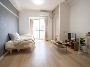 のマンスリーマンション・ウィークリーマンション「【駅徒歩2分】🌟観光・出張に🏙✨バストイレ別🛁Wi-Fi🆓 206(No.1474597)」メイン画像