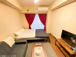 江戸川区の家具家電付きマンスリーマンション「ユニオンマンスリー西葛西１ 407 1K・セミダブル・くつろぎstyle(No.147500)」メイン画像