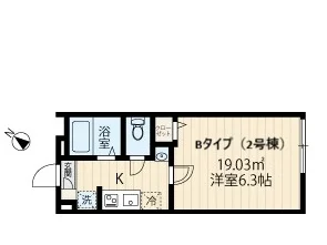 足立区のマンスリーマンション・ウィークリーマンション「【2026年12月中旬入居開始】新築！北千住駅徒歩8分・3路線利用可能なマンスリーマンション 102(No.1475170)」メイン画像